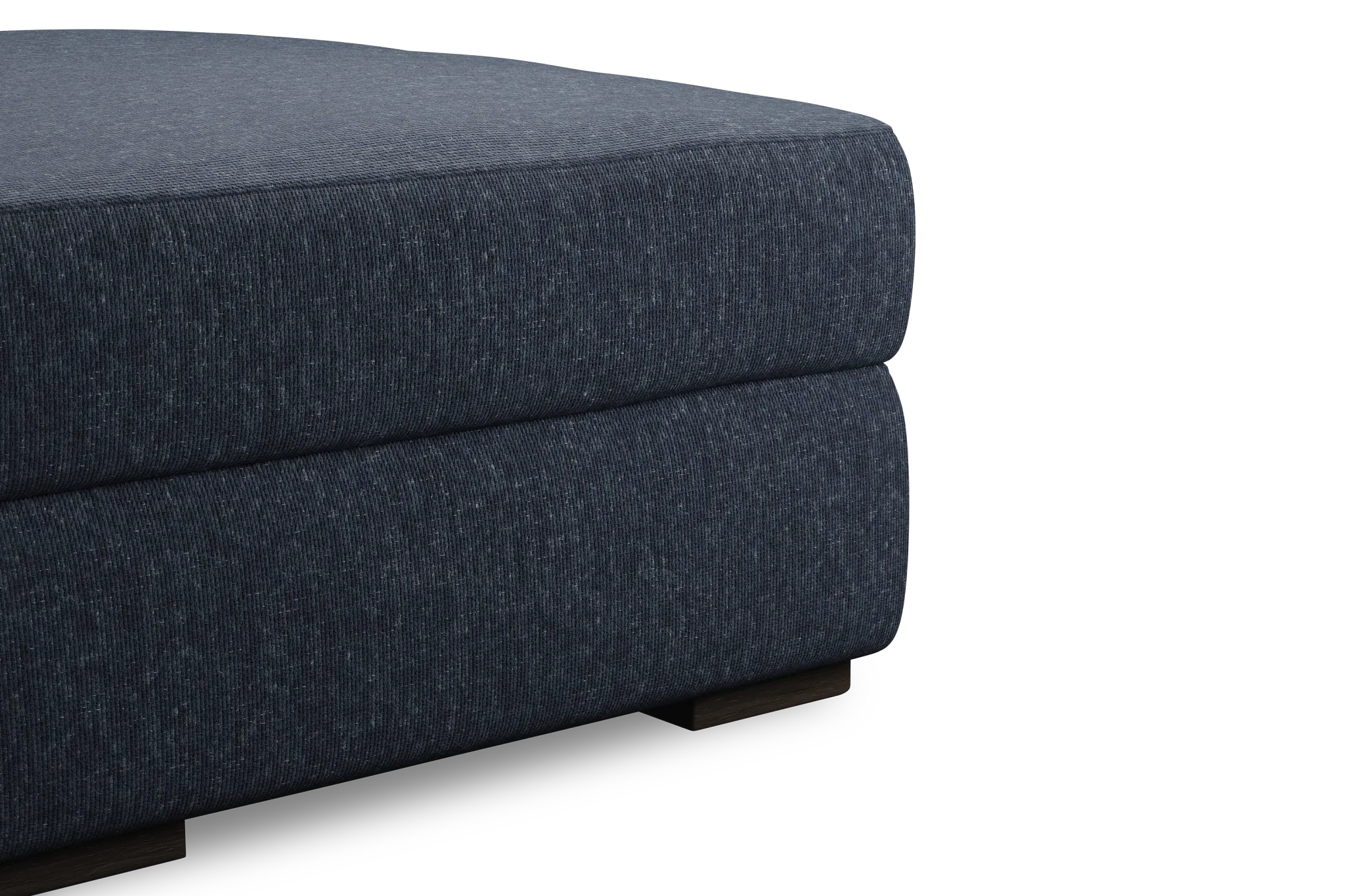 Edgewater Maguire Blue Ottoman