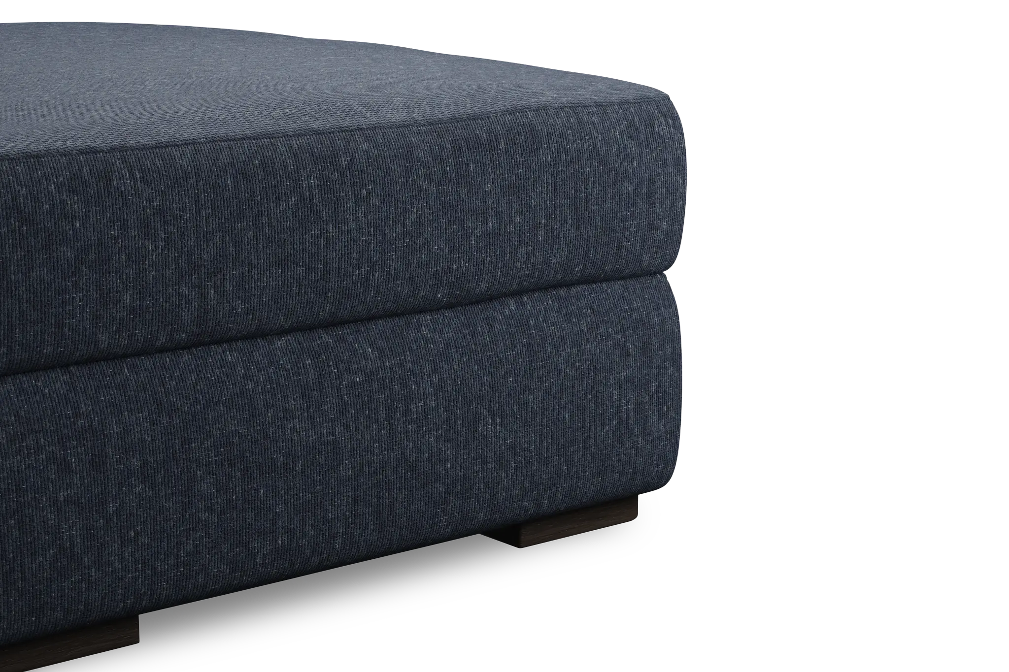 Edgewater Maguire Blue Ottoman Edgewater Maguire Blue Ottoman