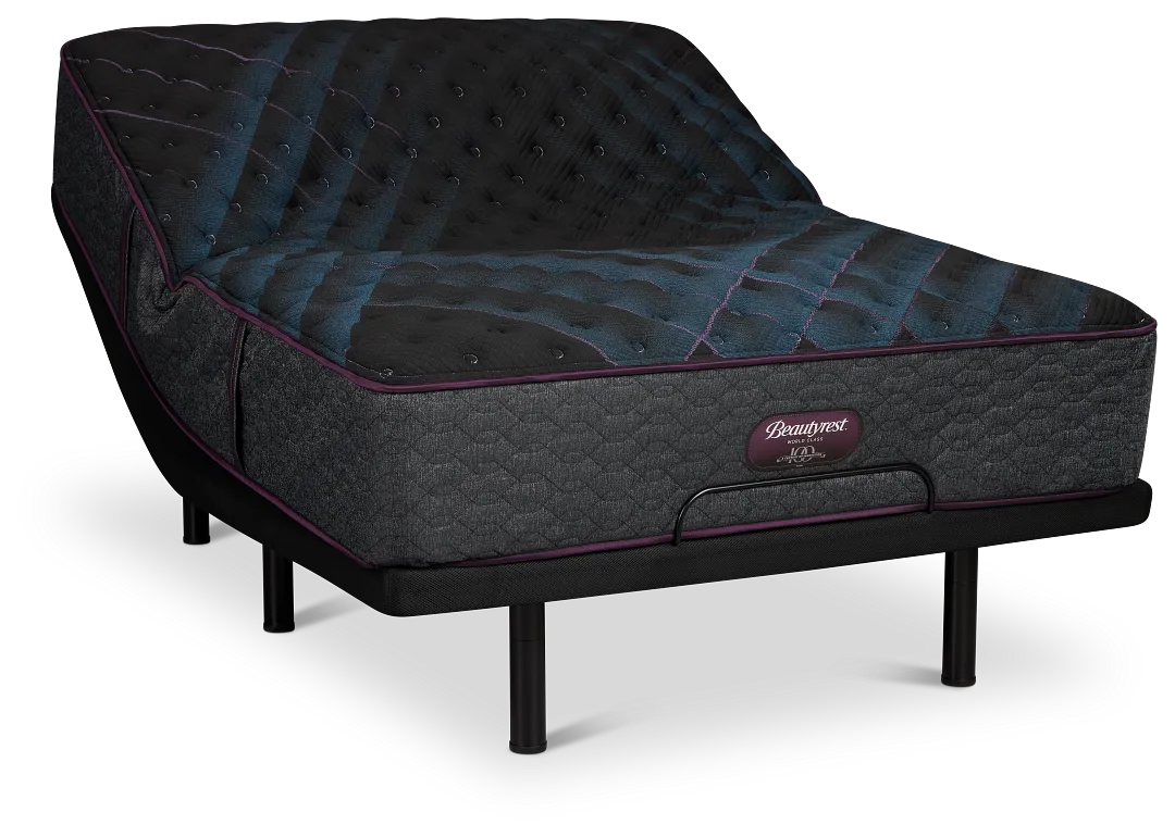 Beautyrest World Class Level 3 Extra Firm Plus Adjustable Mattress Set