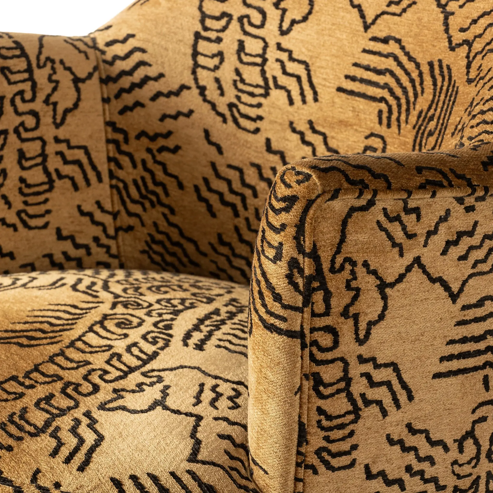 Four Hands Sevi Yellow Velvet Swivel Accent Chair Four Hands Sevi Yellow Velvet Swivel Accent Chair