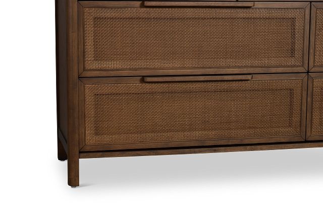 Pacific Mid Tone 7-drawer Dresser & Mirror