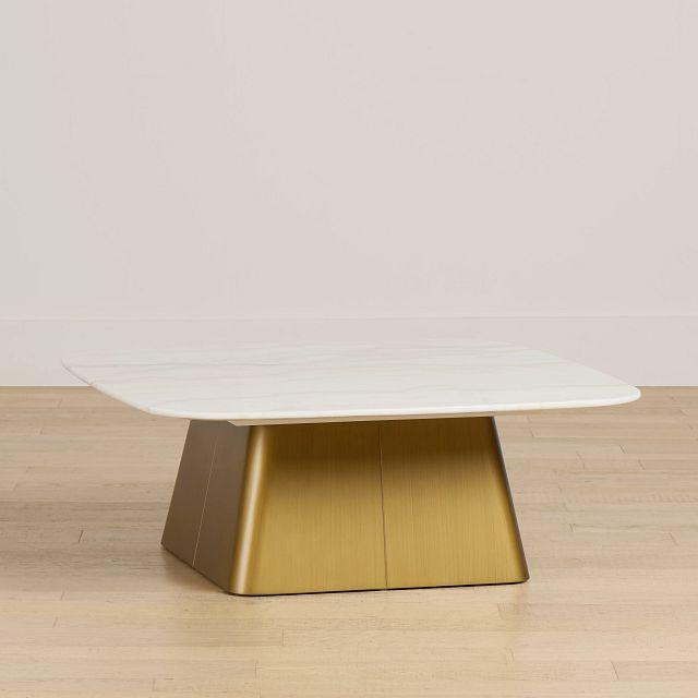 Lana White Square Coffee Table