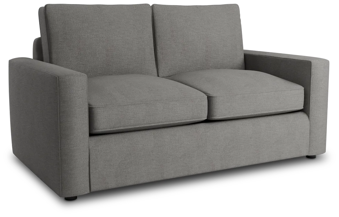 Siesta Maguire Gray Fabric Loveseat