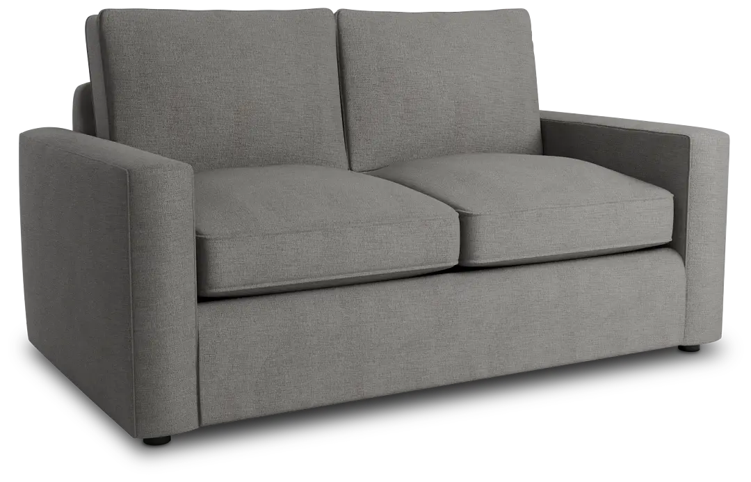 Siesta Maguire Gray Fabric Loveseat Siesta Maguire Gray Fabric Loveseat