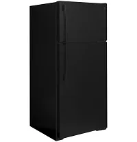 Ge 17 Series Black Top Freezer Refrigerator