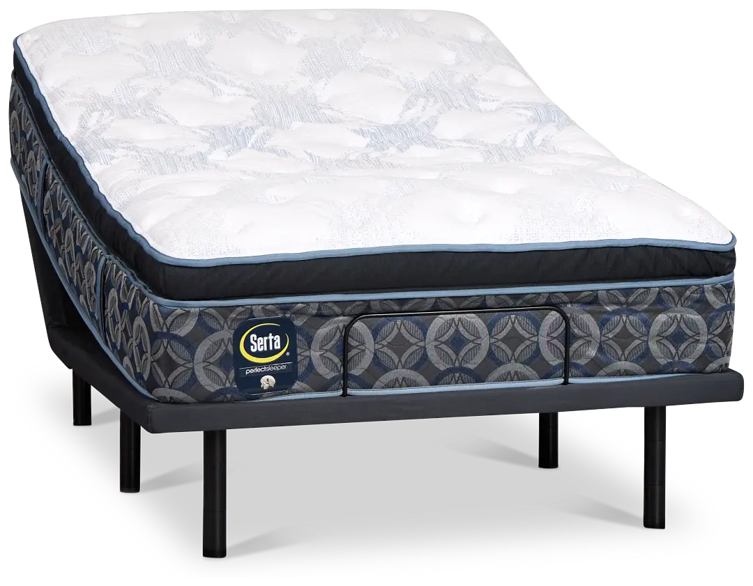 Perfect Sleeper Bay City Plush Baselogic Gold Adjustable Base Mattress Set Perfect Sleeper Bay City Plush Baselogic Gold Adjustable Base Mattress Set