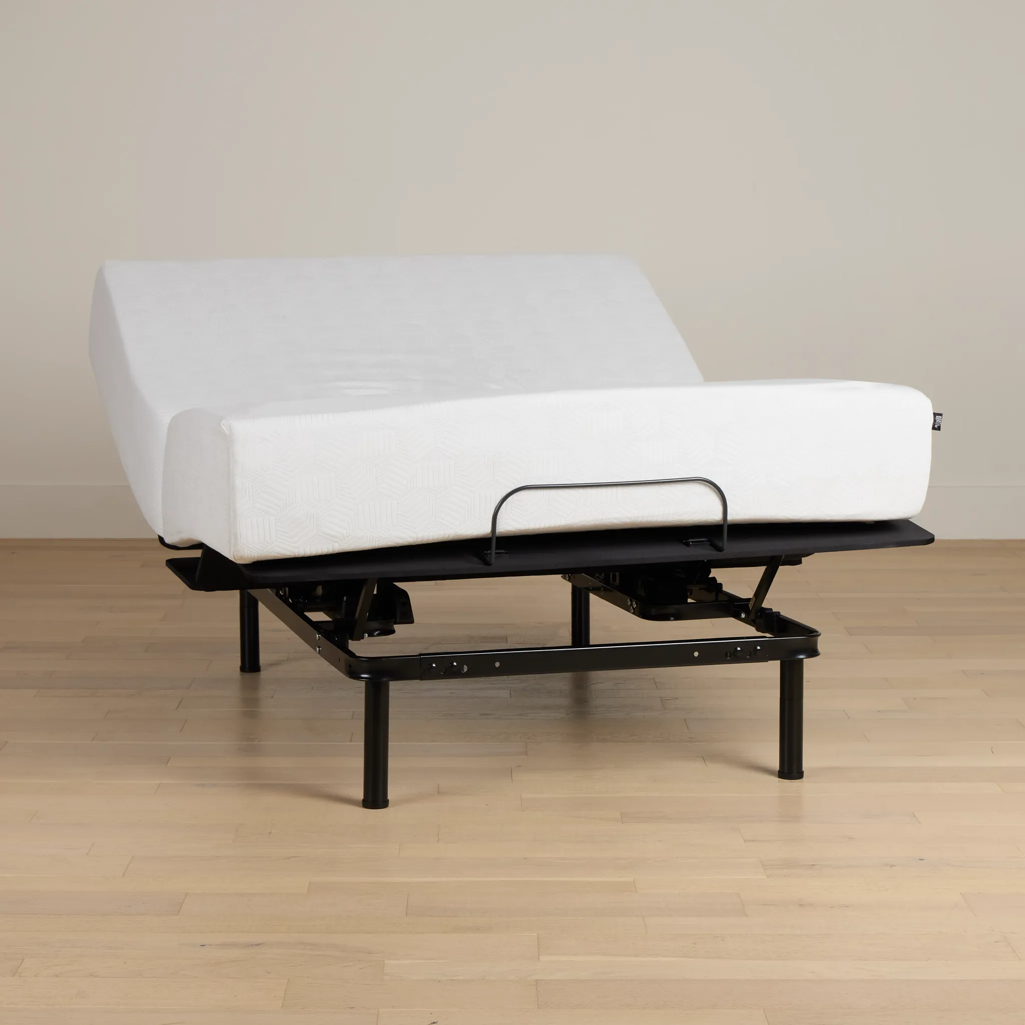 Rest & Renew By Zinus Gel Memory Foam Mattress 12" Medium Slat Adjustable Mattress Set