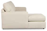 Rhodes Beige Fabric Left Chaise Sectional