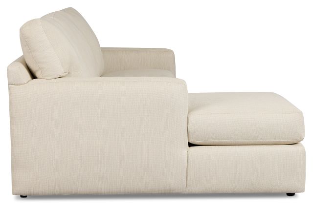 Rhodes Beige Fabric Left Chaise Sectional