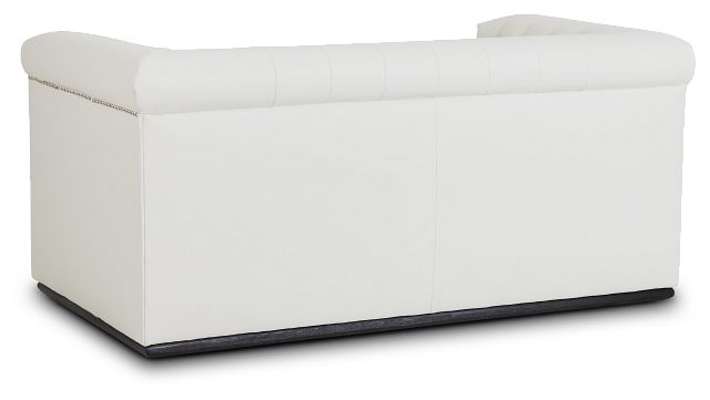 Blair White Micro Loveseat