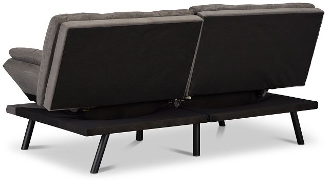 Bowie Gray Micro Sofa Futon