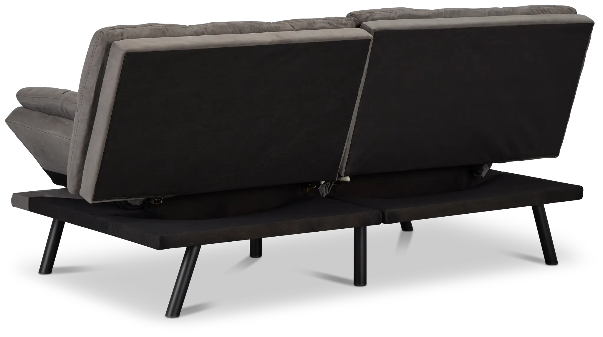 Bowie Gray Micro Sofa Futon Bowie Gray Micro Sofa Futon