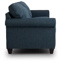 Cameron Blue Fabric Innerspring Sleeper