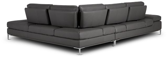 Camden Dark Gray Micro Right Chaise Sectional (4)