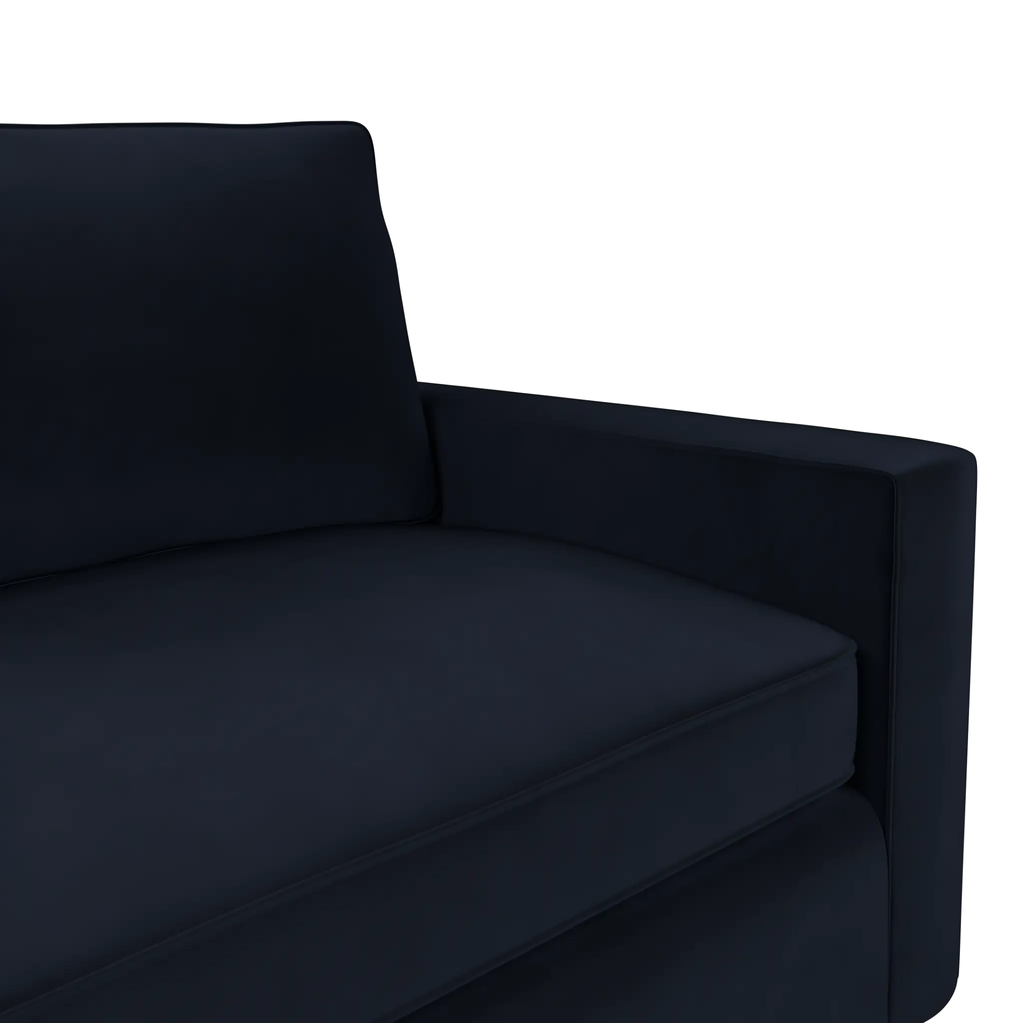 Siesta Joya Dark Blue Fabric Cooling Memory Foam Sleeper Siesta Joya Dark Blue Fabric Cooling Memory Foam Sleeper