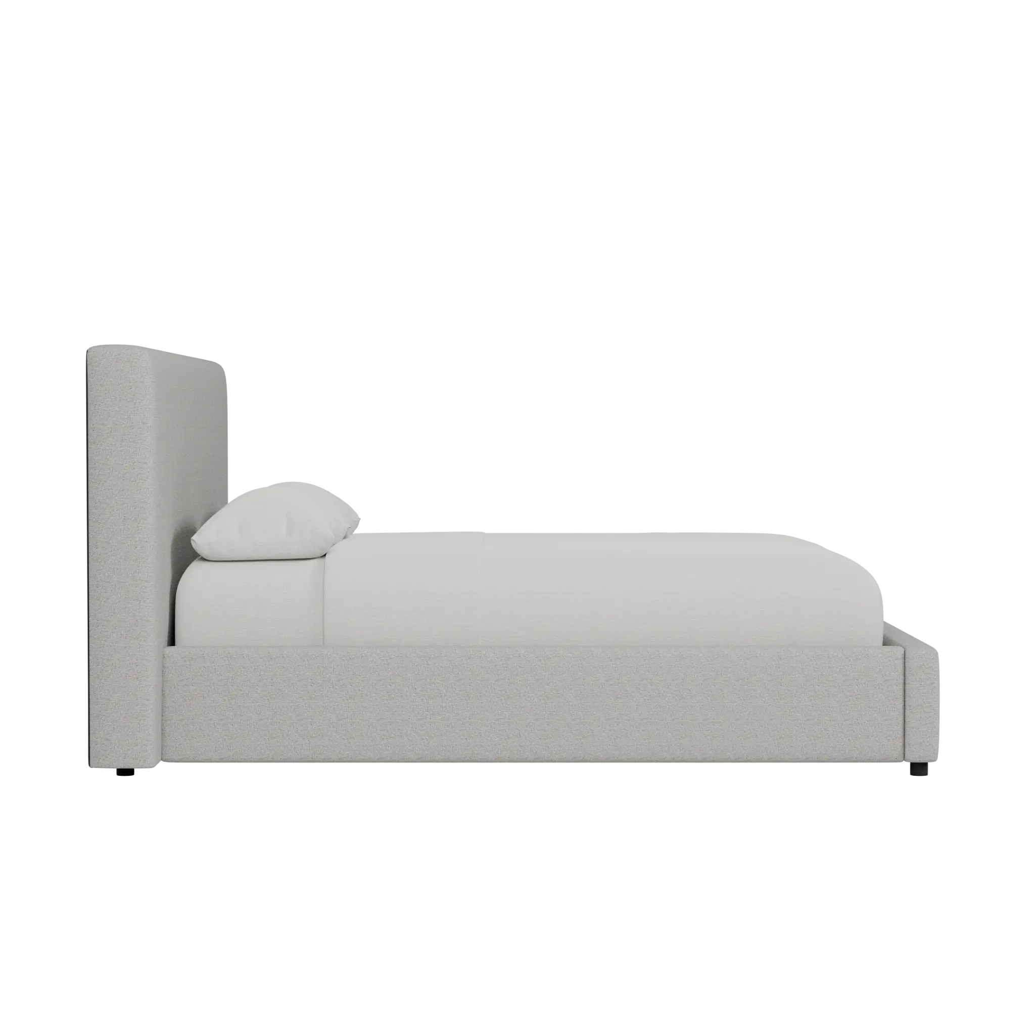 Grayton Natural Beauty 44" Upholstered Platform Bed Grayton Natural Beauty 44" Upholstered Platform Bed