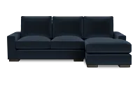 Edgewater Joya Dark Blue Right Chaise Sectional