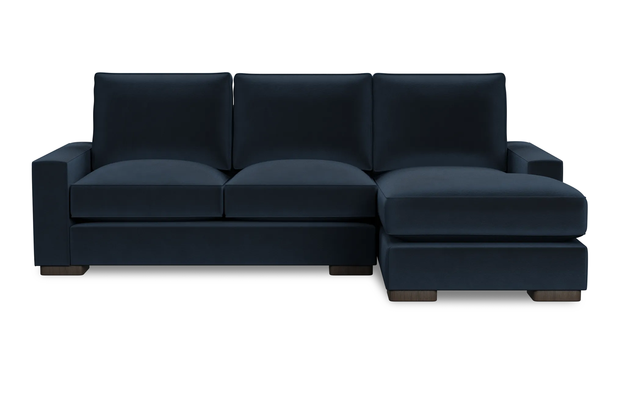 Edgewater Joya Dark Blue Right Chaise Sectional