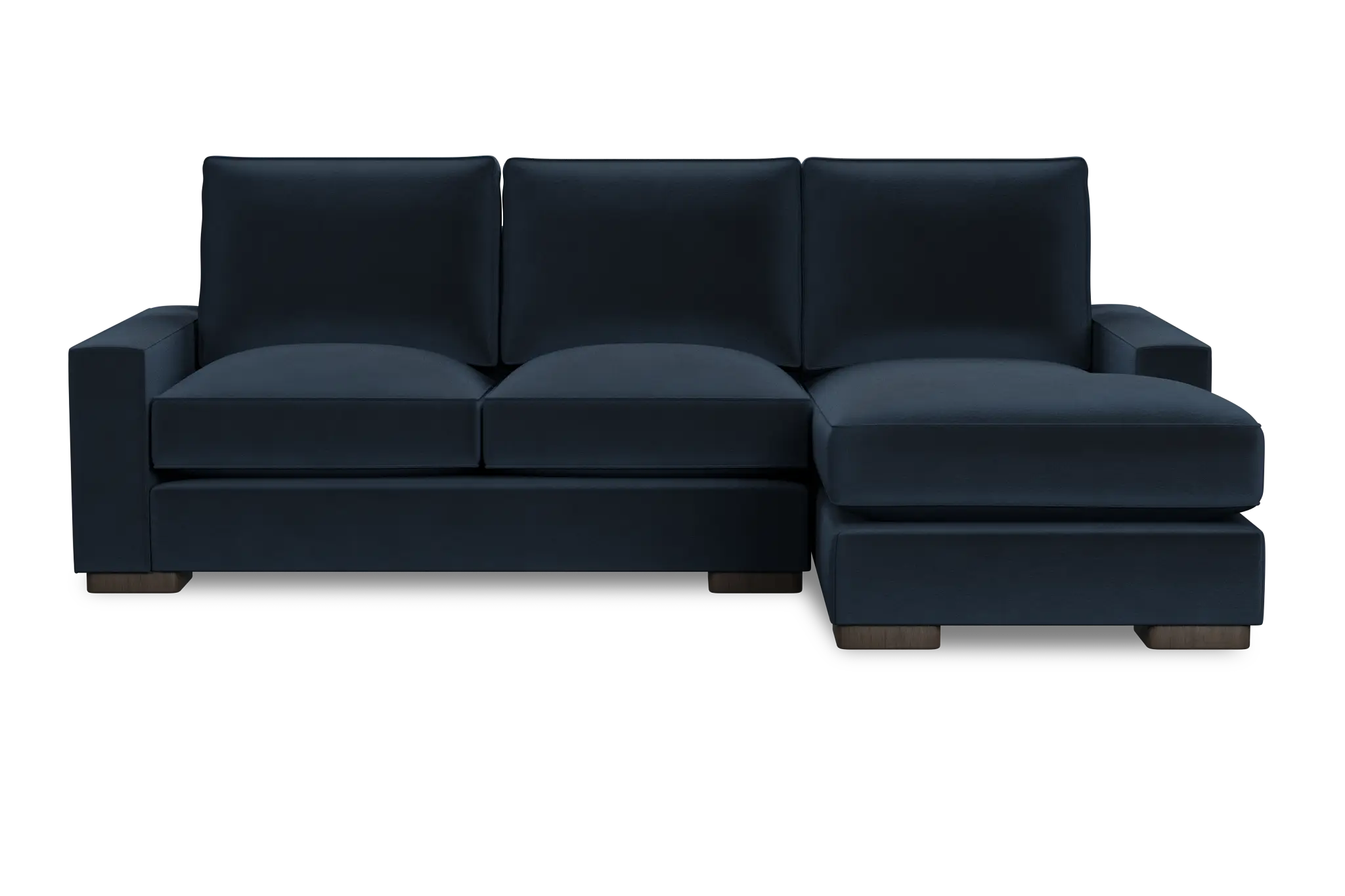 Edgewater Joya Dark Blue Right Chaise Sectional Edgewater Joya Dark Blue Right Chaise Sectional