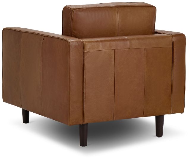 Ezra Brown Leather Chair