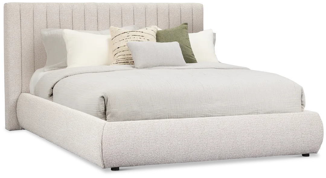 Nomad Gray Uph Platform Bed