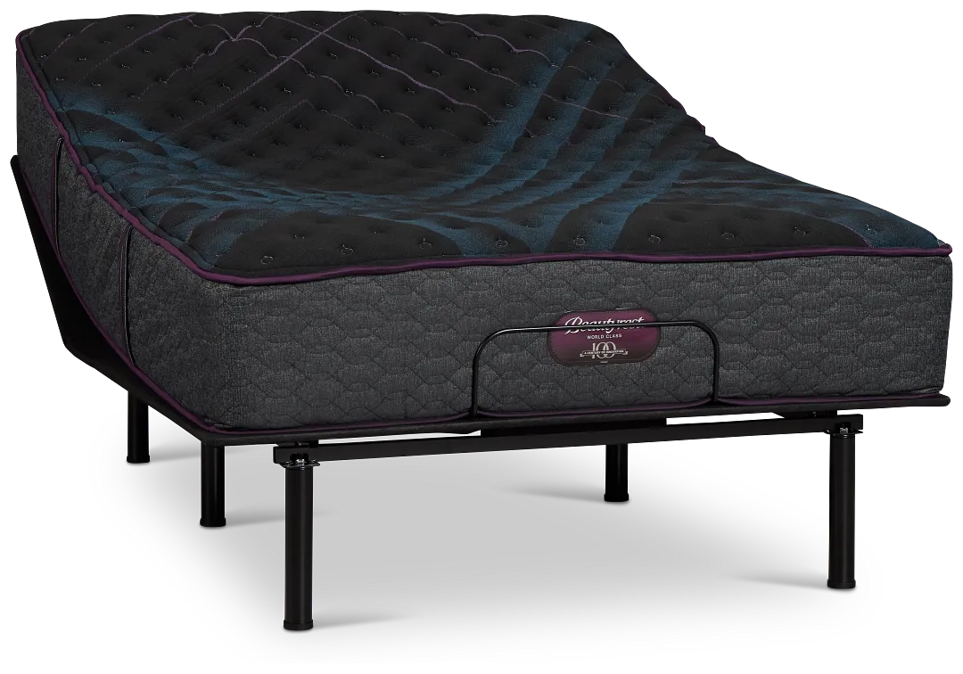 Beautyrest World Class Level 3 Extra Firm Basic 2.0 Adjustable Mattress Set