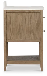 Alden Light Gray 24" Single Bathroom Vanity