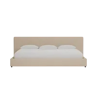 Grayton Elite Taupe 44" Upholstered Platform Bed