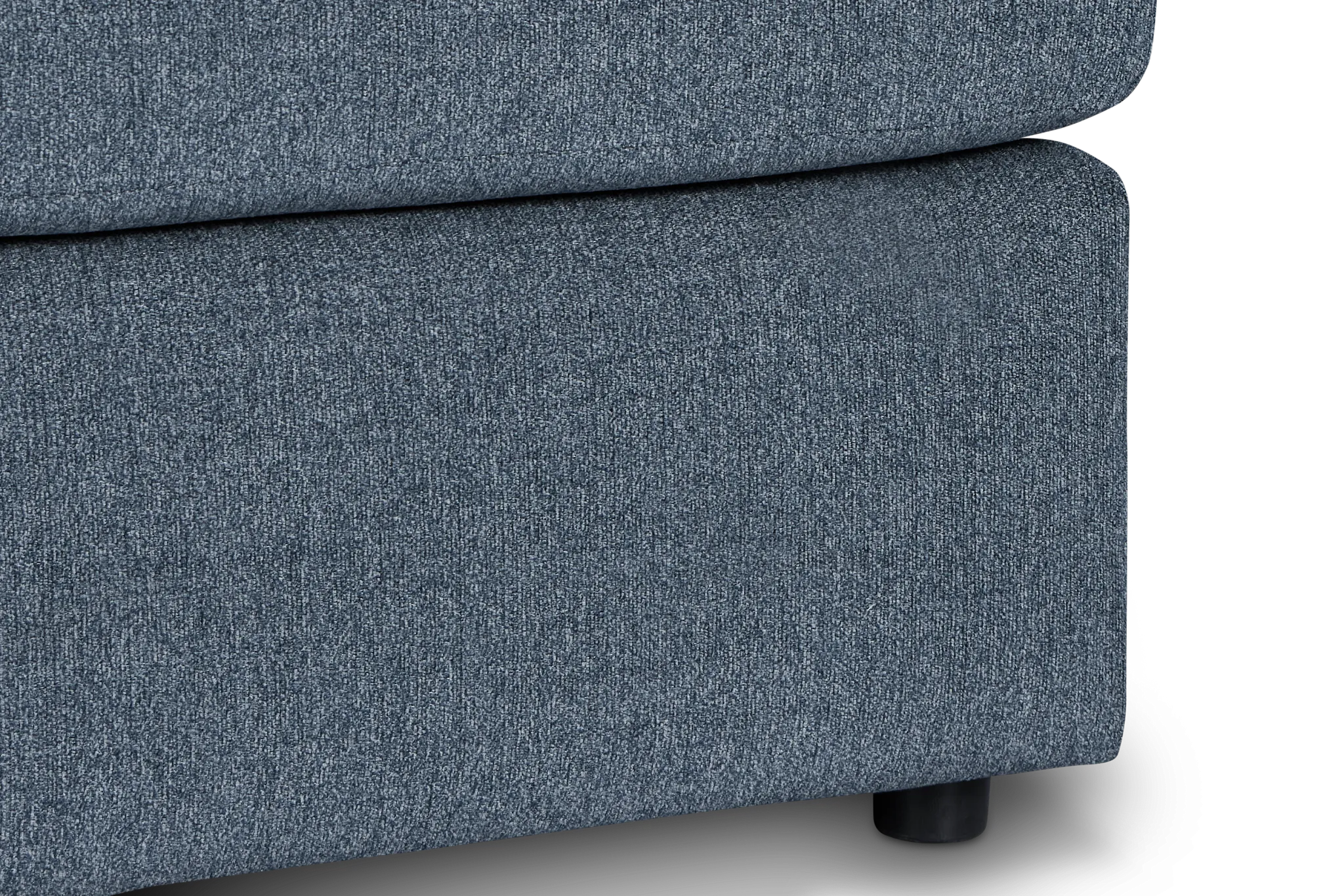 Noah Blue Fabric Ottoman