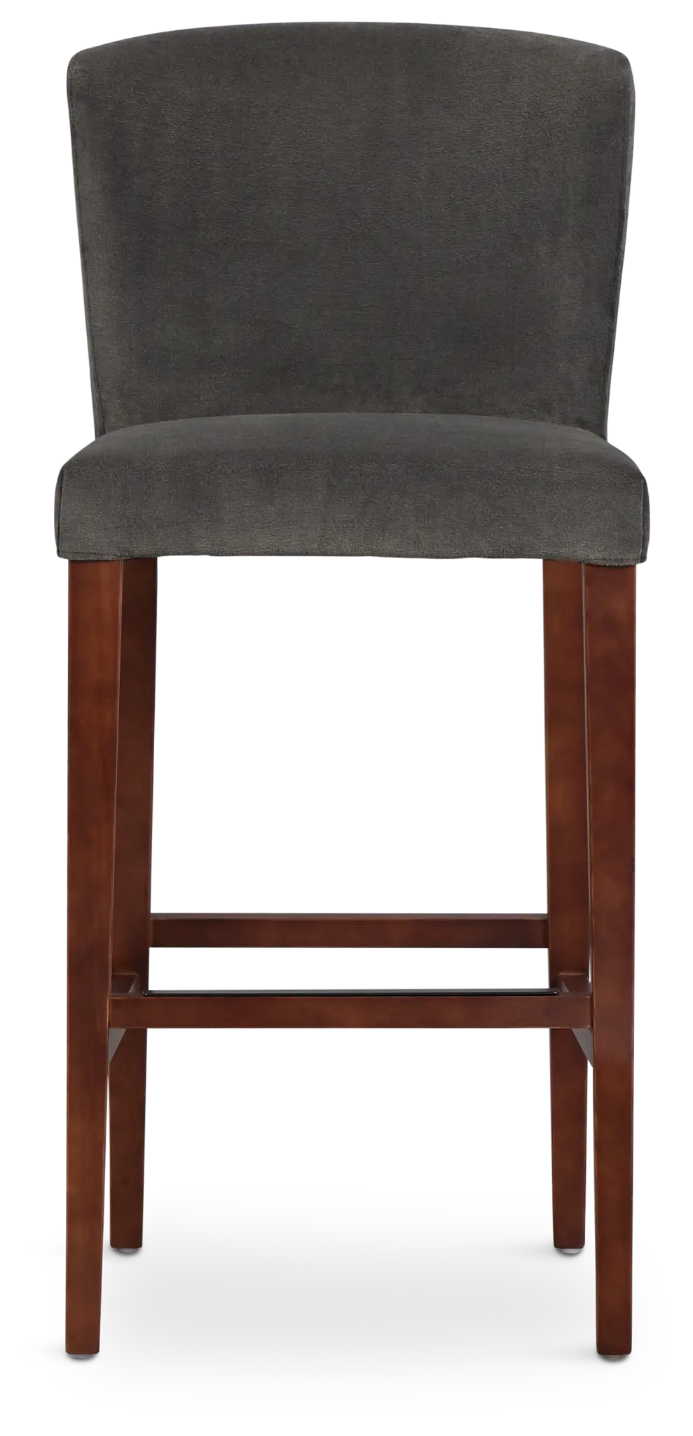 Bentley Dark Gray Velvet 30" Upholstered Barstool Bentley Dark Gray Velvet 30" Upholstered Barstool