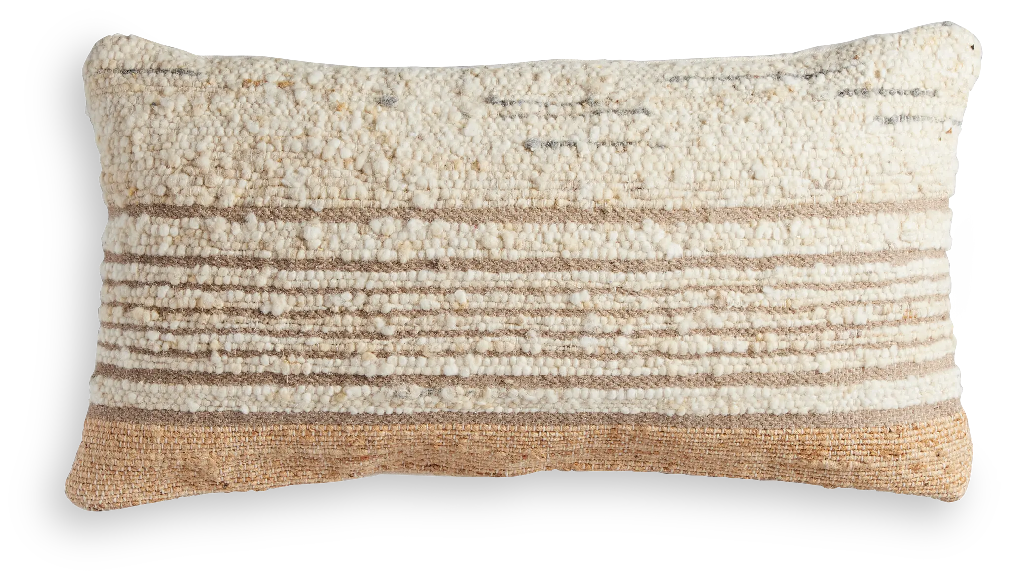 Johvia Ivory Lumbar Accent Pillow Johvia Ivory Lumbar Accent Pillow