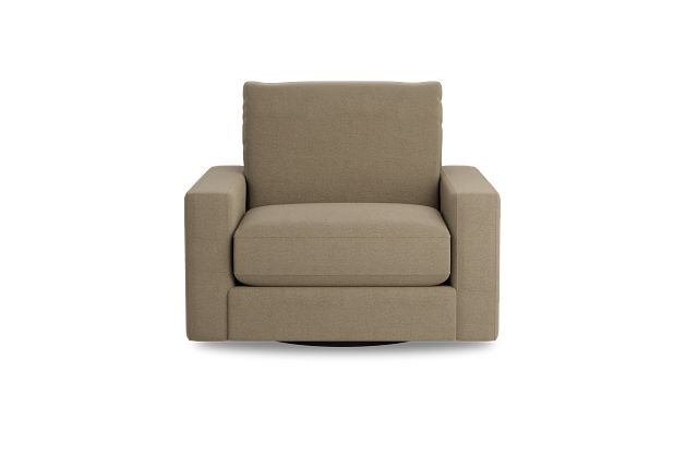 Edgewater Elite Taupe Swivel Chair