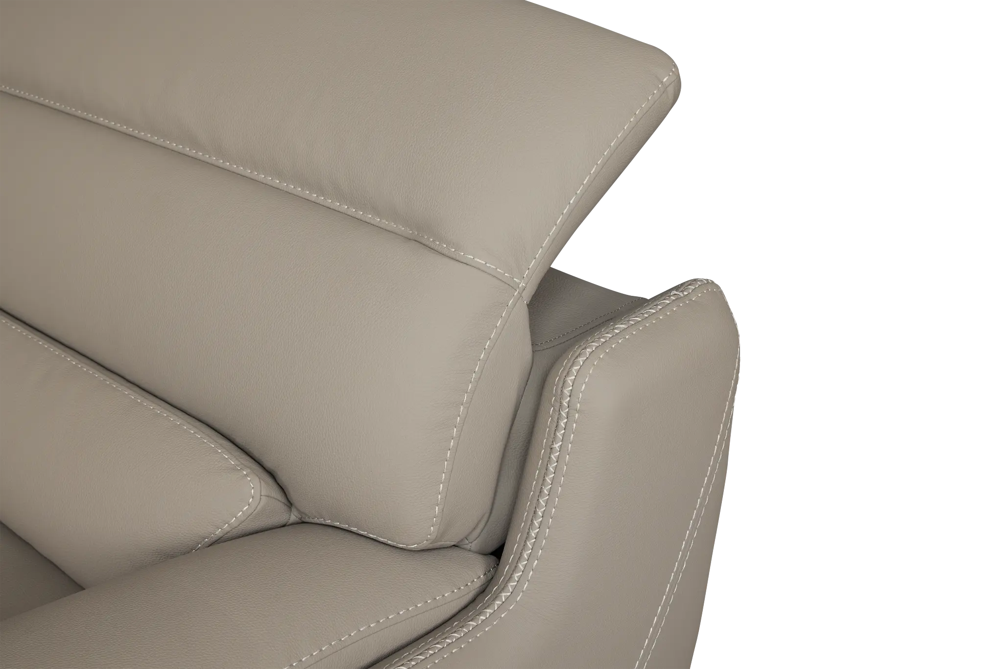 Jett Gray Micro Medium Dual Power 2-arm Reclining Sectional Jett Gray Micro Medium Dual Power 2-arm Reclining Sectional