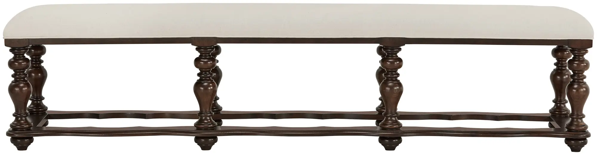 Savannah Dark Tone 83" Upholstered Dining Bench Savannah Dark Tone 83" Upholstered Dining Bench