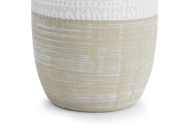 Leif Beige Small Vase