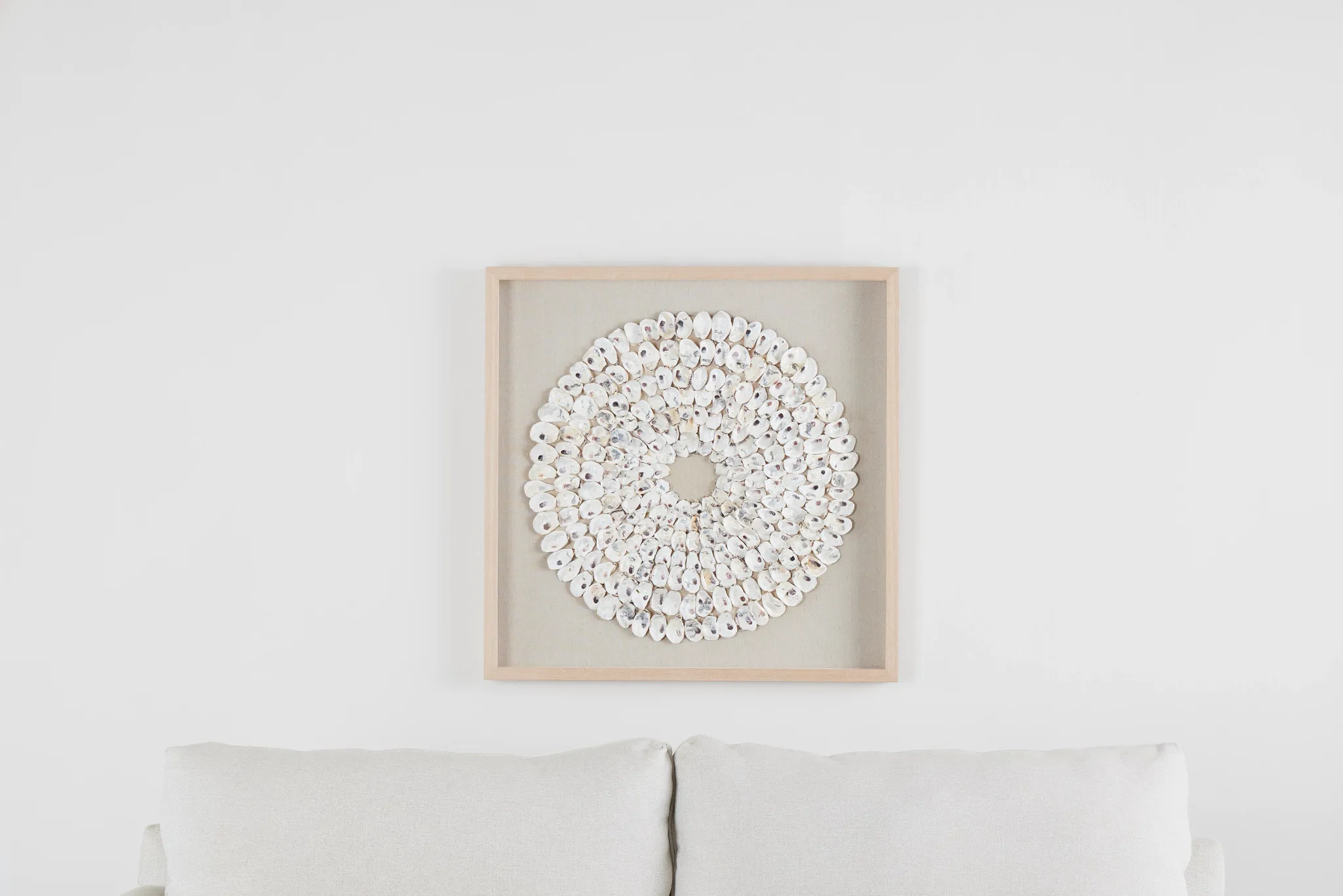 Sierra White Framed Wall Art