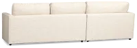 Maxwell Light Gray Fabric Medium Two-arm Sectional