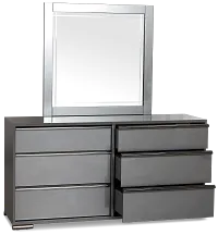 Davie Gray Dresser & Mirror