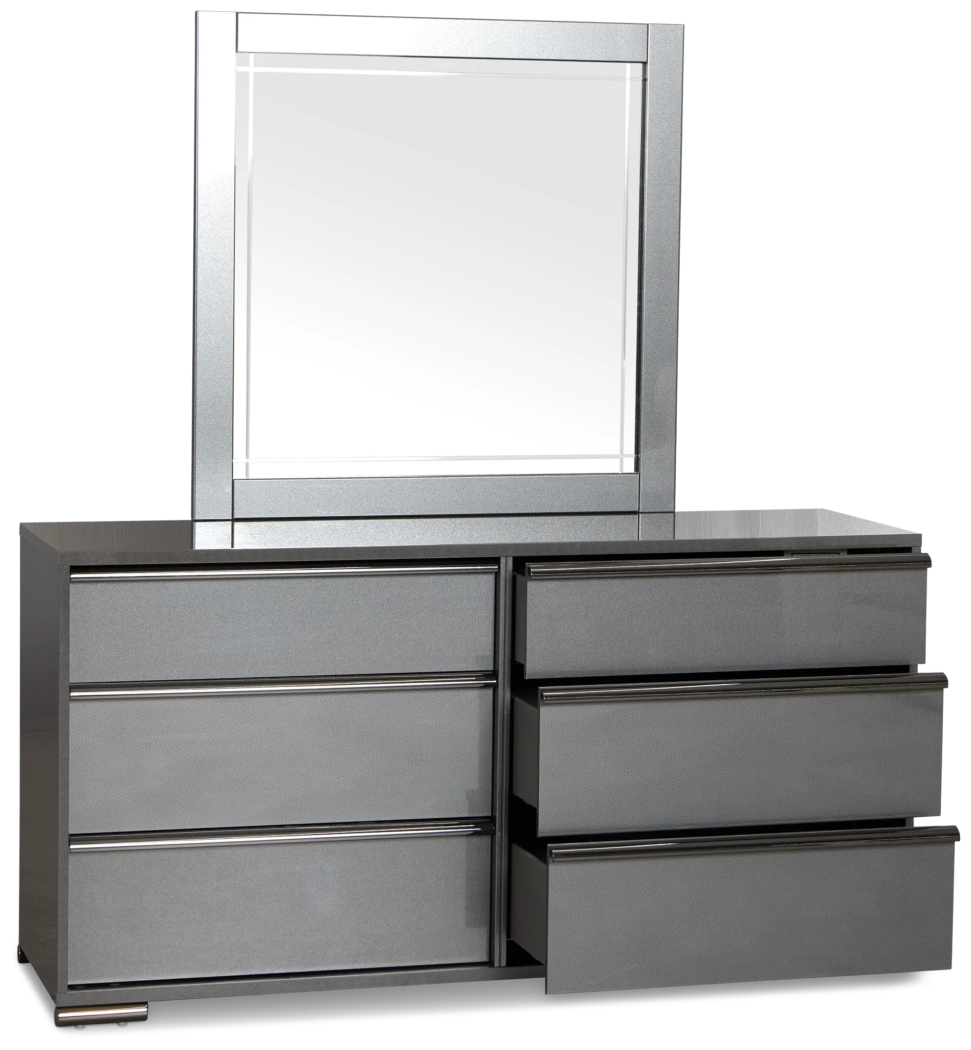 Davie Gray Dresser & Mirror