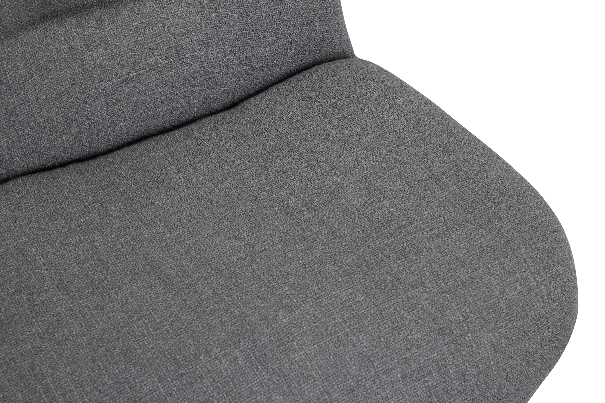 Aaliyah Dark Gray Fabric Swivel Accent Chair