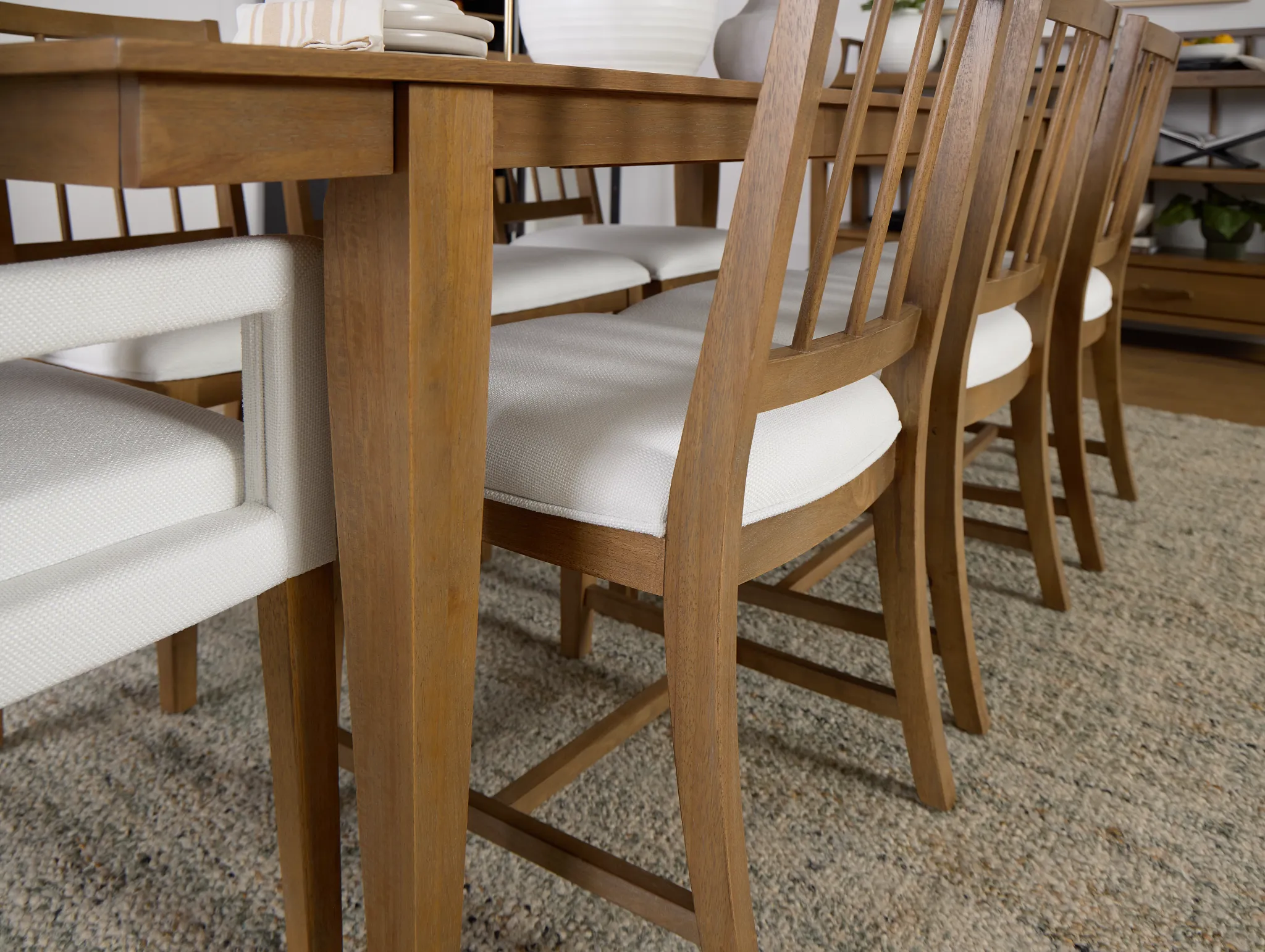 Provo White Upholstered Side Chair