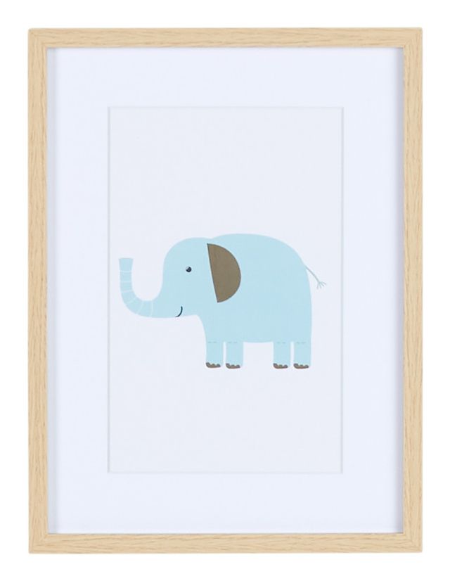 Horton Blue Framed Wall Art