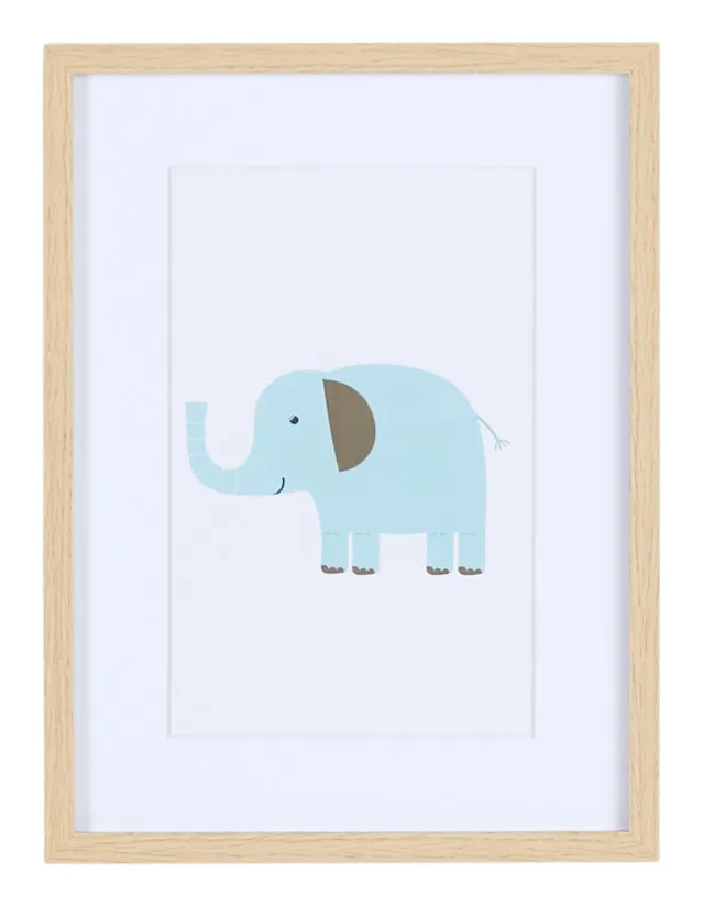 Horton Blue Framed Wall Art