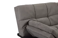 Bowie Gray Micro Sofa Futon