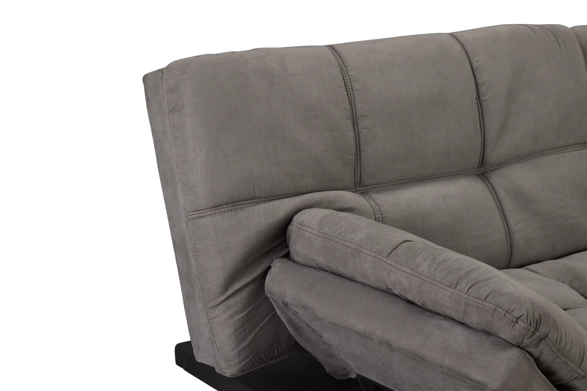 Bowie Gray Micro Sofa Futon Bowie Gray Micro Sofa Futon