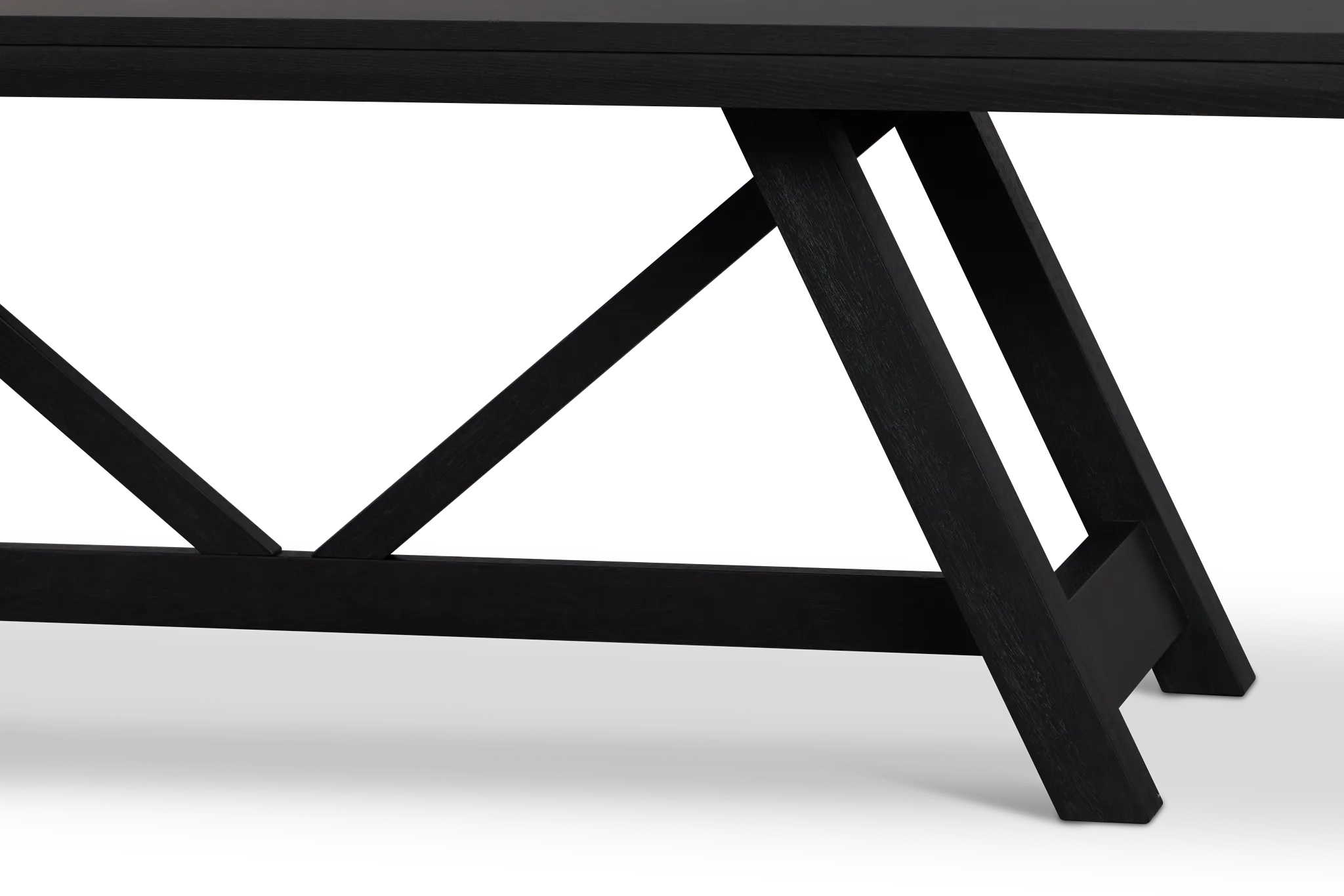 Pacific Black Rectangular Table