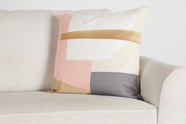 Lita Multicolored 22" Square Accent Pillow (0)