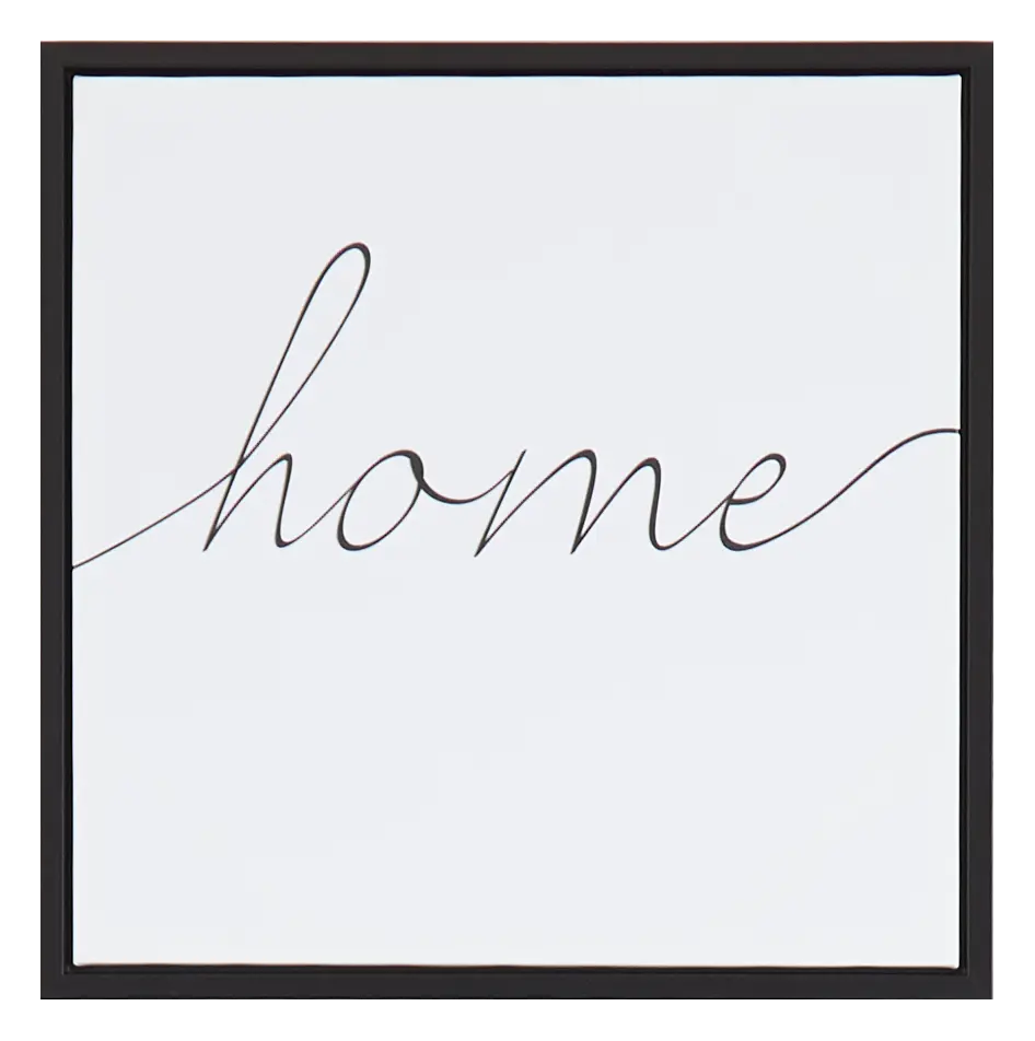 Homey White Framed Wall Art Homey White Framed Wall Art