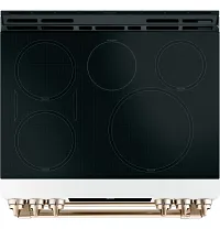 Cafe 950 Series White 30" Electric Range
