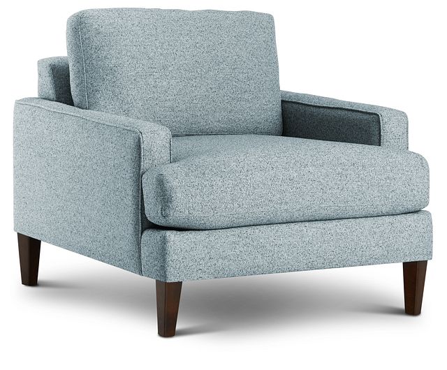 morgan track arm fabric armchair